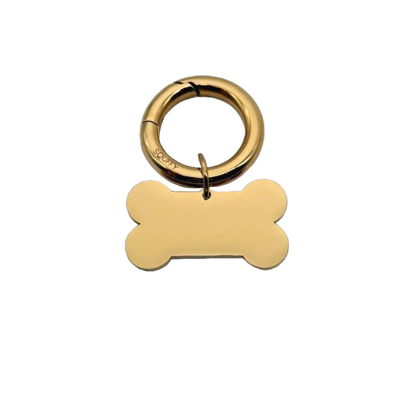 Medaglietta Osso Dorato Inciso