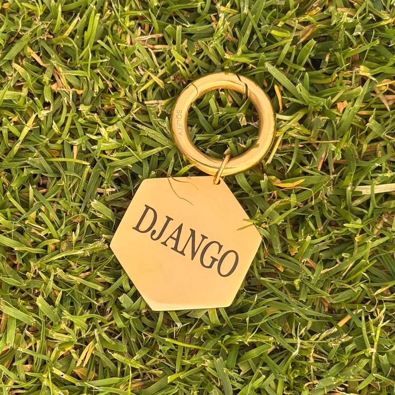 Medaglietta Esagono Inciso