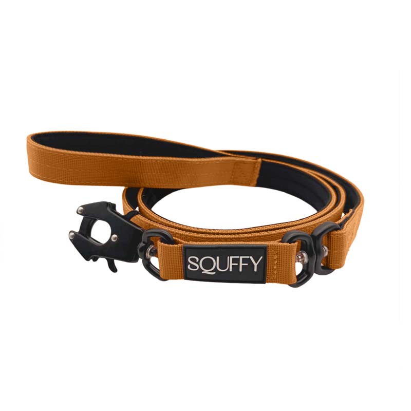 Guinzaglio Tattico Cani Honey Maze Cognac