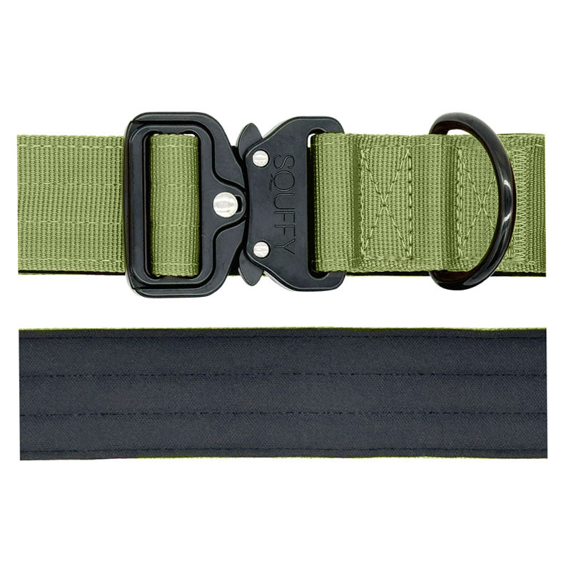 Collare Tattico Cani Moss Forge Verde Oliva