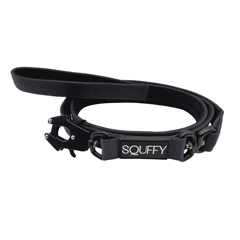 Guinzaglio Tattico Cani Raven Vex Nero