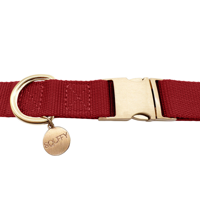 Collare Classico Cani Ruby Gale Rosso Rubino