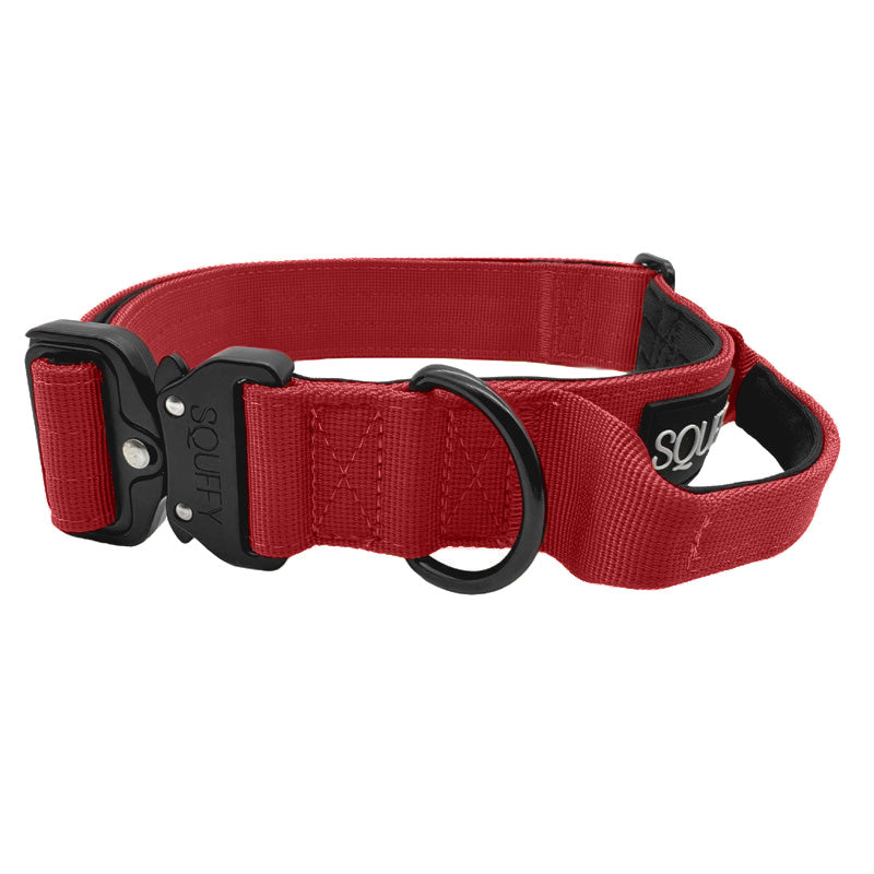 Collare Tattico Cani Ruby Vandal Rosso Rubino