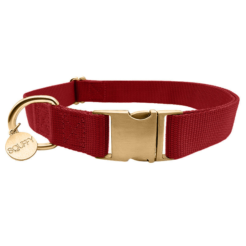 Collare Classico Cani Ruby Gale Rosso Rubino