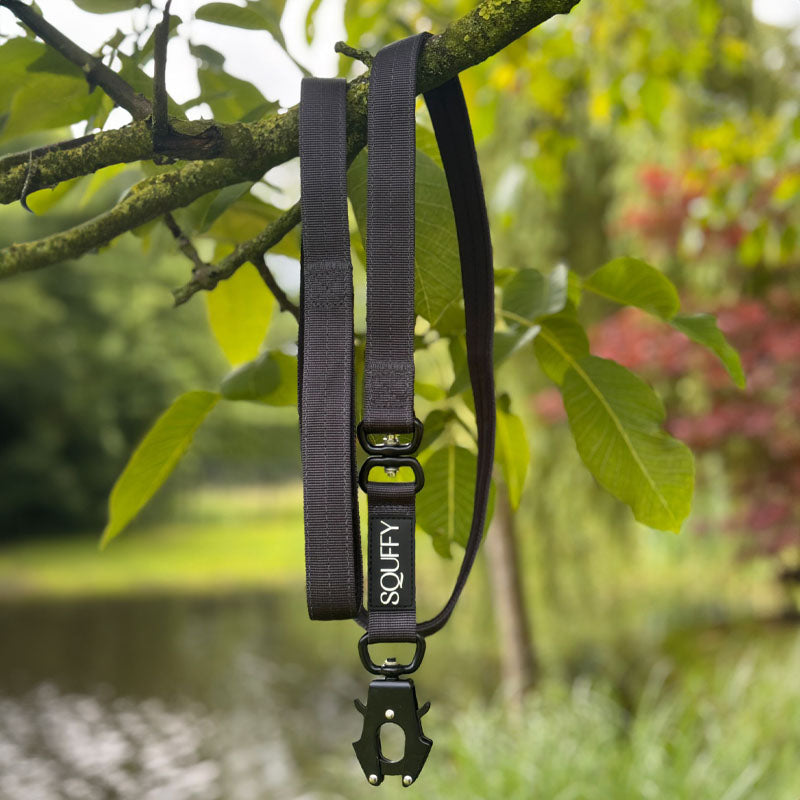 Guinzaglio Tattico Cani Raven Vex Nero