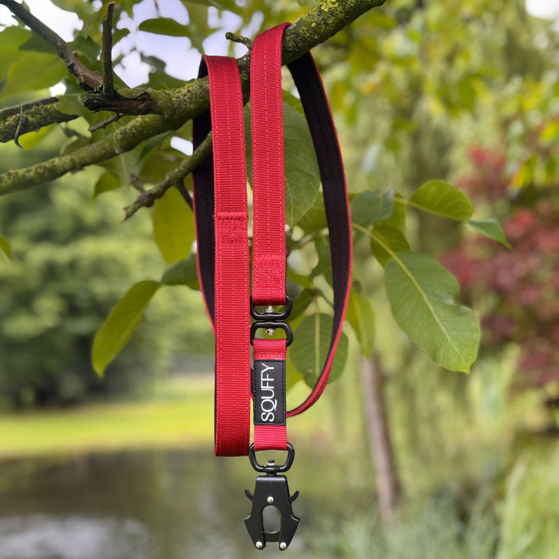 Guinzaglio Tattico Cani Ruby Vandal Rosso Rubino