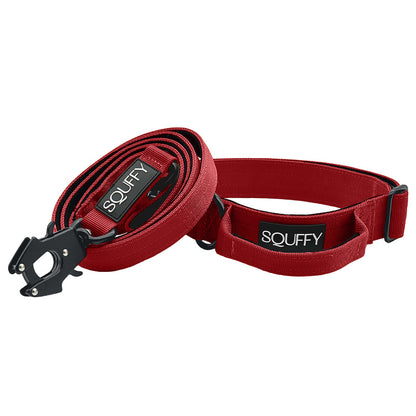 Collare Tattico Cani Ruby Vandal Rosso Rubino